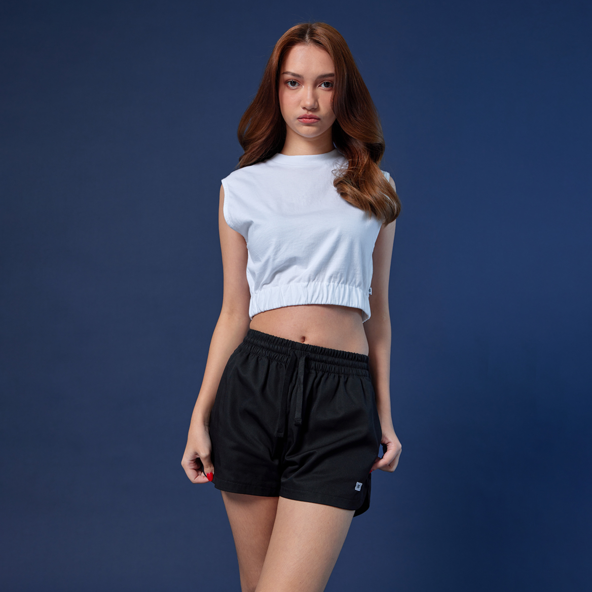 Billings by Khaki Bros. เสื้อยืดคอกลมแขนกุด ทรง Loose Crop fit BL23K007 ราคา 145 บาท*ส่งฟรี