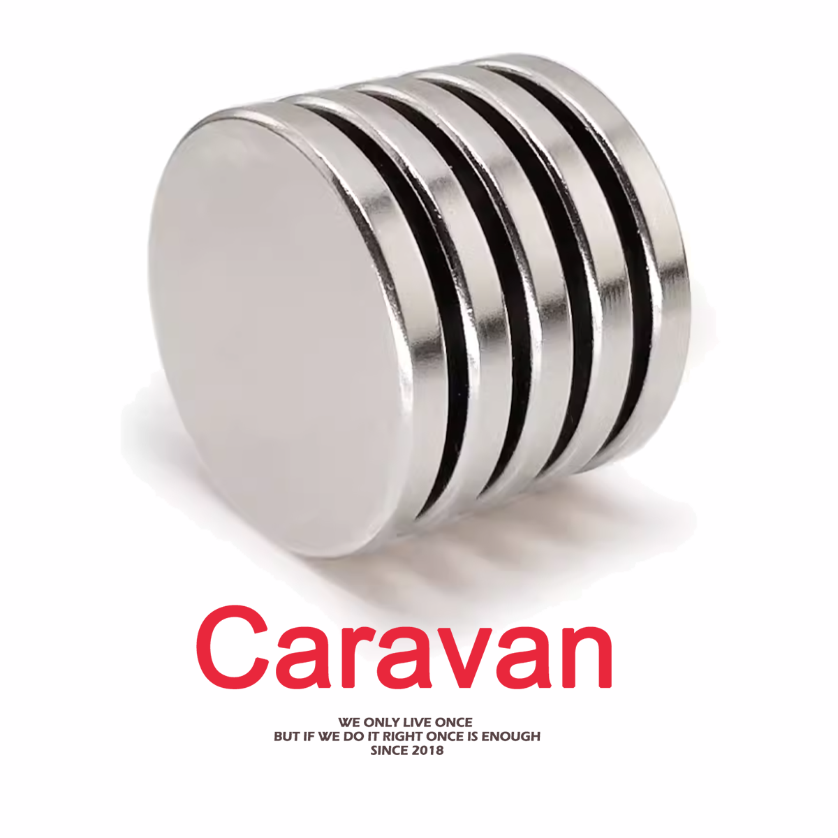 Caravan crew (5ชิ้น) Strong Magnet แม่เหล็ก แรงดูดสูง คุณภาพดี ประสิทธิภาพสูง ราคา 25 บาท*ส่งฟรี