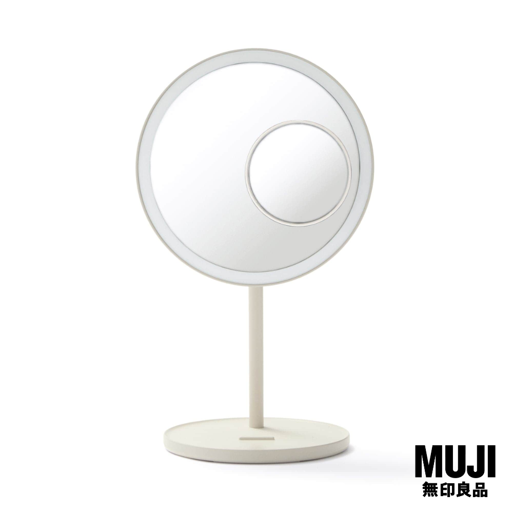 ผลิตภัณฑ์ความงามและการดูแลผิว มูจิ กระจกแต่งหน้า LED - MUJI Cordless Led Light Mirror (with 5X magnifier/MJ-LMR2GL)
