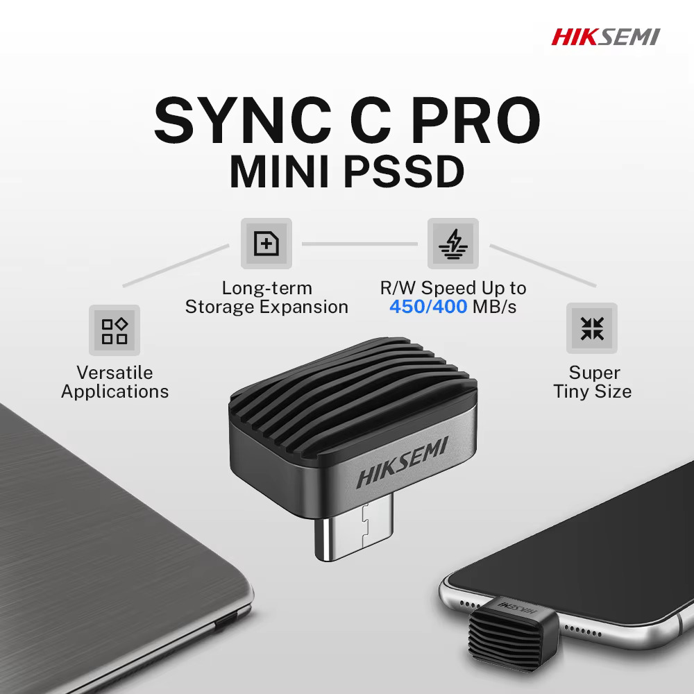 Hiksemi Mini USB 3.2 High-Speed Flash Drive with 128Gb and 256Gb Capacity. ราคา 1,950 บาท*ส่งฟรี