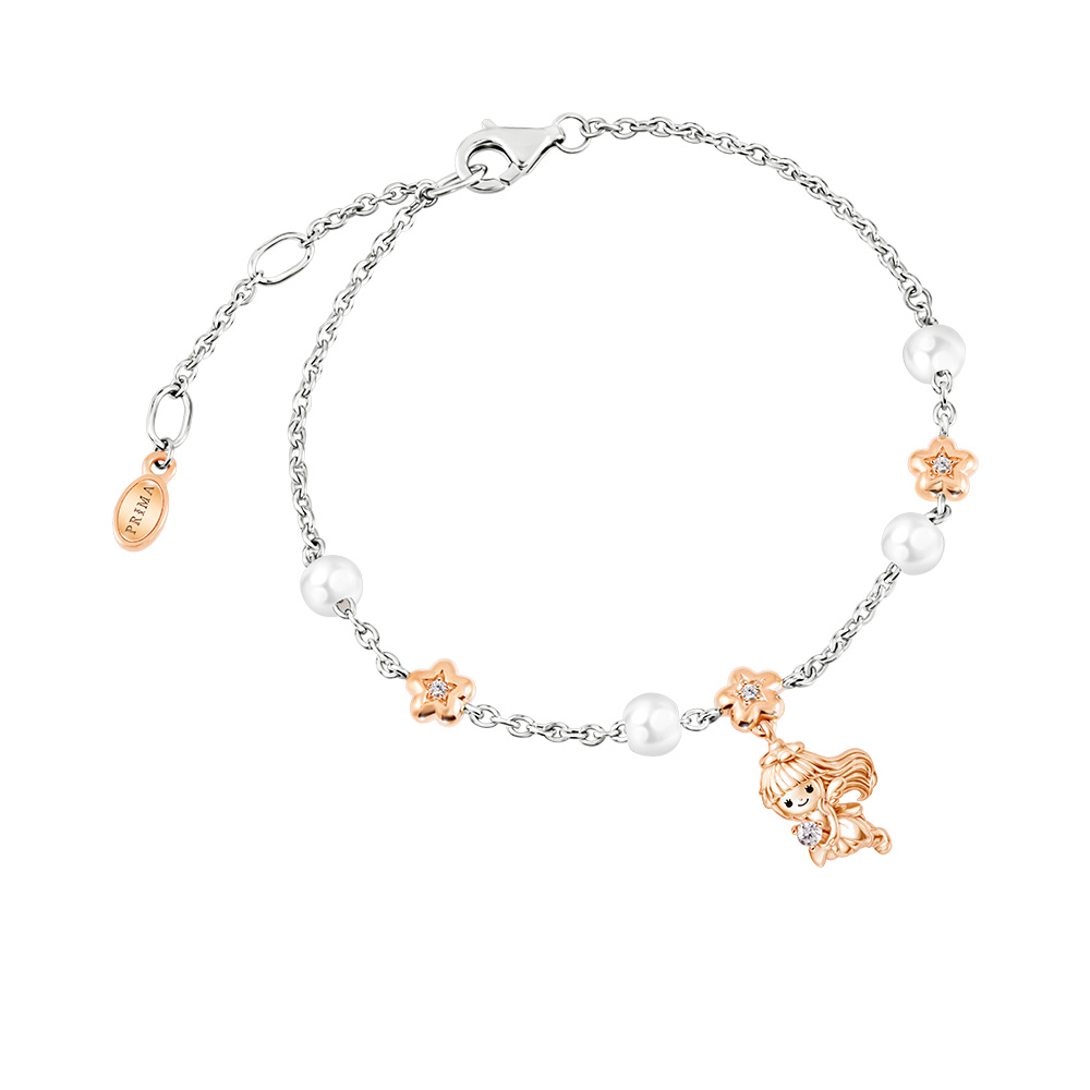Prima X Fahfahs 9K Gold & 925 Sterling Silver Bracelet Lcsl0001-01 ราคา 13,175 บาท*ส่งฟรี