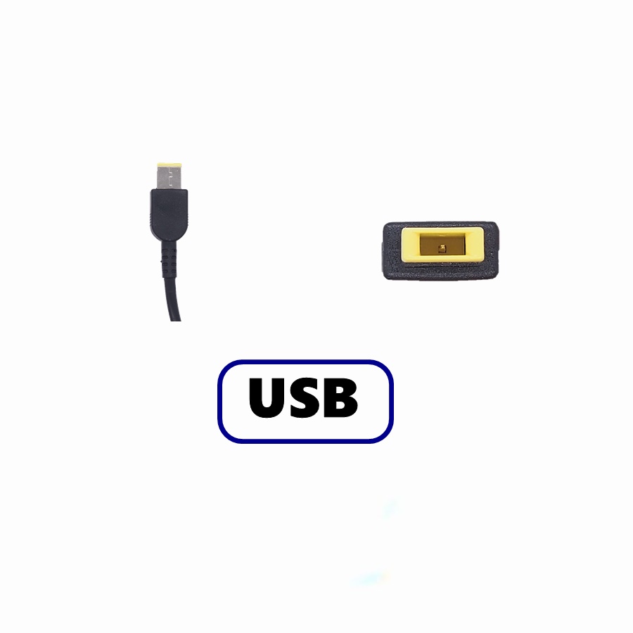 ลองดูภาพสินค้า ADAPTER LENOVO 20V3.25A*USB / สายชาร์จโน๊ตบุ๊ค ลีโนโว่ + แถมสายไฟ