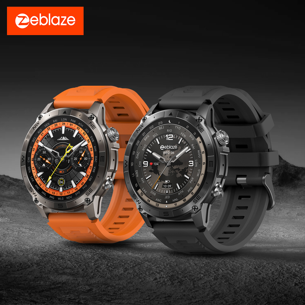 New Zeblaze Stratos 2 Plus GPS Smart Watch 1.43'' AMOLED Display Compass Barometric Altimeter Fitness Tracking Smartwatch ราคา 1,874 บาท*ส่งฟรี