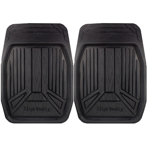 อุปกรณ์ประดับยนต์และชิ้นส่วนยานยนต์ K-RUBBER ถาดยางปูพื้นรถยนต์ สำหรับรถเก๋งเล็ก ECO CAR คู่หน้า 2 ชิ้น