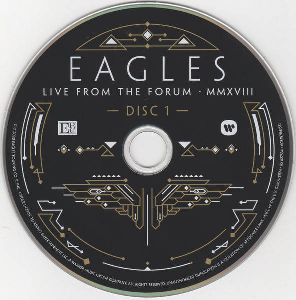 Eagles – Live From The Forum MMXVIII 2CD made in usa มือ1 | Lazada