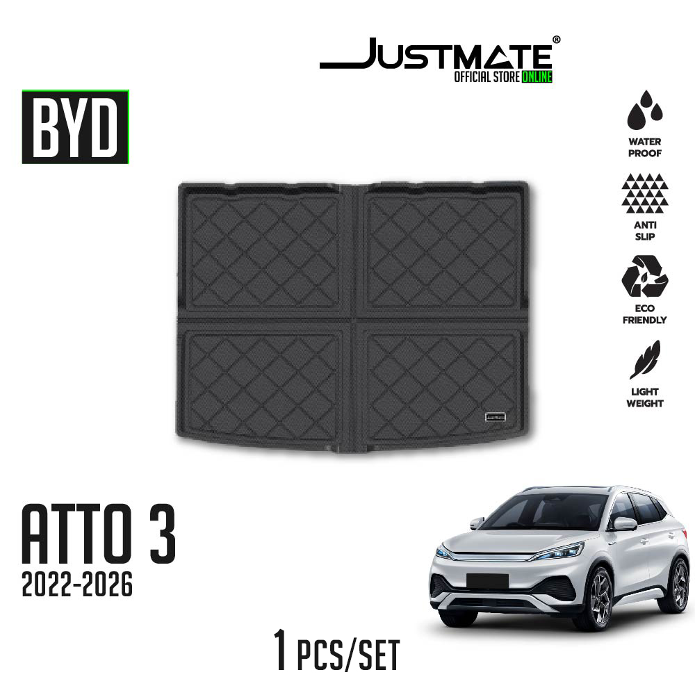 Justmate Byd Car Trunk Tray Atto 3 2022 - 2026 ราคา 2,180 บาท*ส่งฟรี
