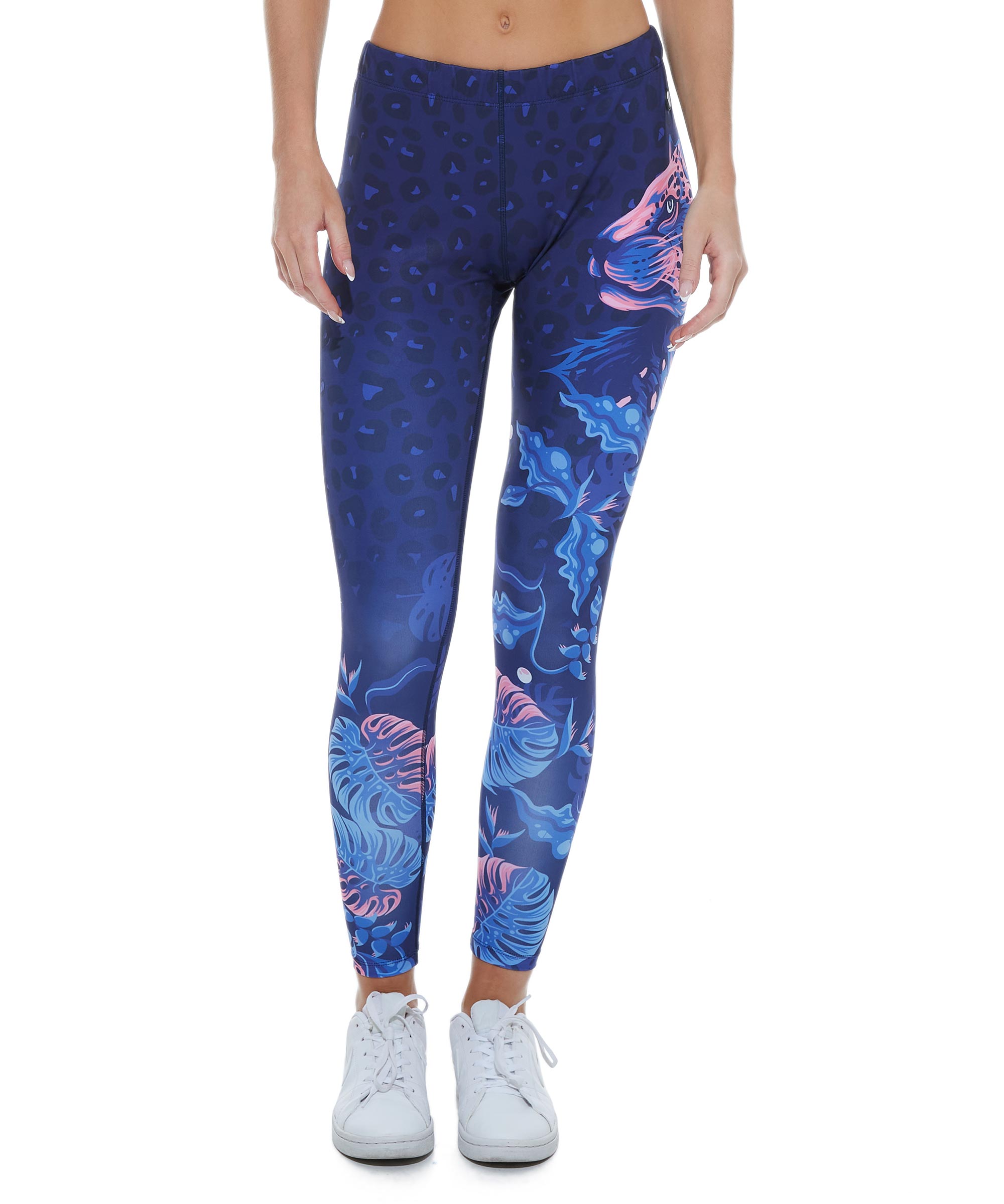 Leggings Women Gym 69SLAM Women Kauai Leopard Ruby Legging High Waist 92% Polyester 8% Spandex Lightweight Gym Pants Women Sport Pants Yoga Exercise ราคา 2,800 บาท*ส่งฟรี