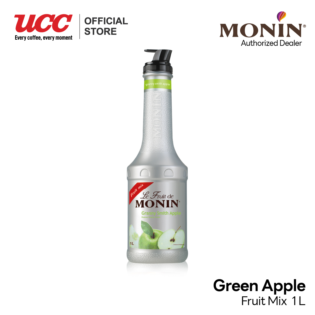 MONIN Green Apple Fruit Mix แอปเปิ้ลเขียวฟรุ๊ตมิกซ์ 1L. ราคา 650 บาท*ส่งฟรี