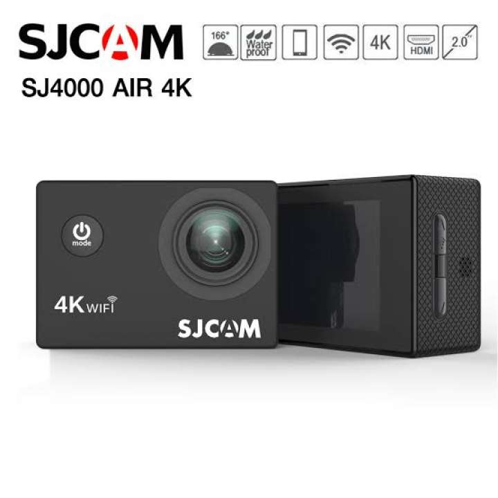 ข้อมูลเกี่ยวกับ SJ4000 Air 4K Action Camera SJCAM SJ4000 Wifi Air กล้องกันน้ำ กล้องดำน้ำ (รับประกัน 1ปี)