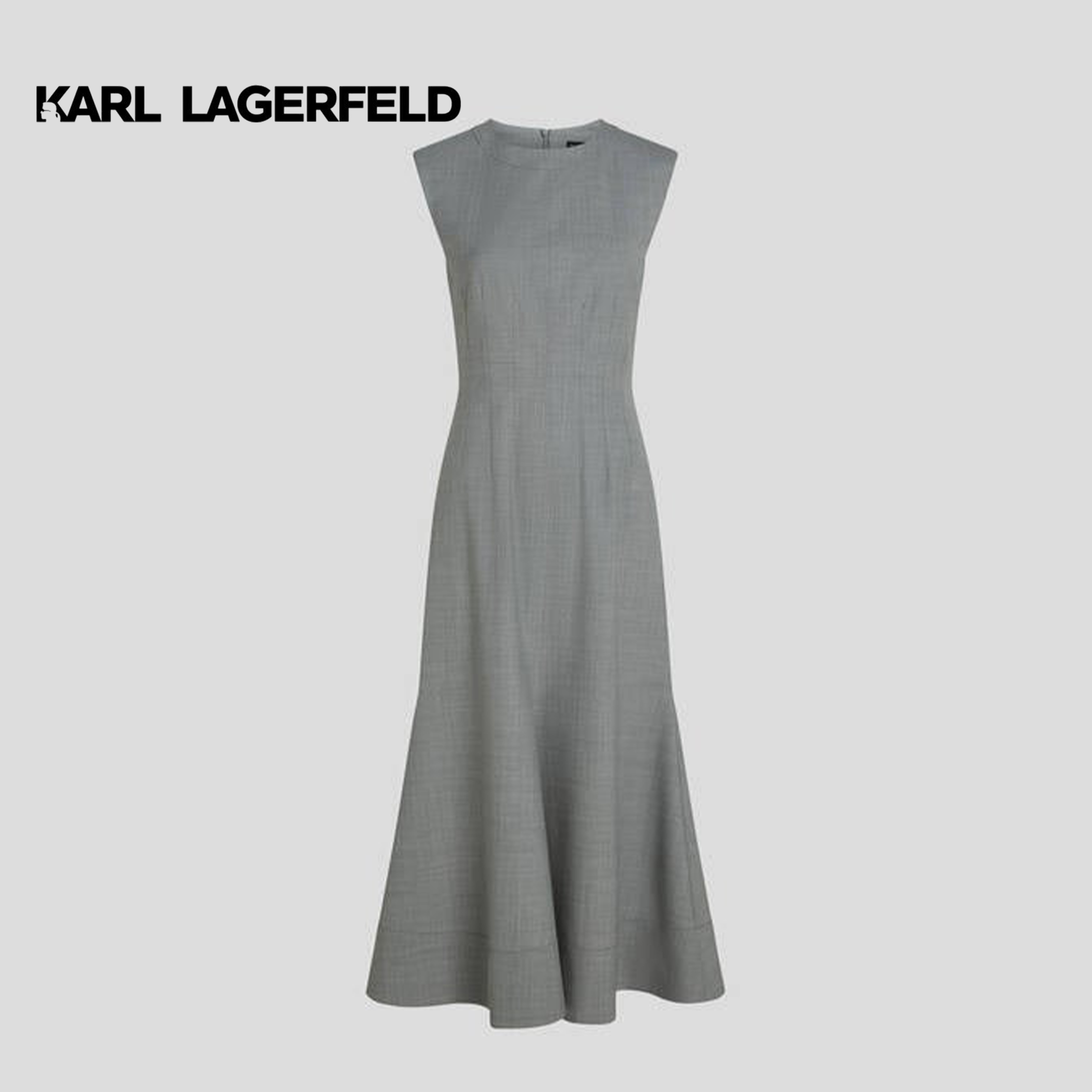 KARL LAGERFELD - TAILORED WOOL-BLEND DRESS A3W13034 ราคา 11,340 บาท*ส่งฟรี