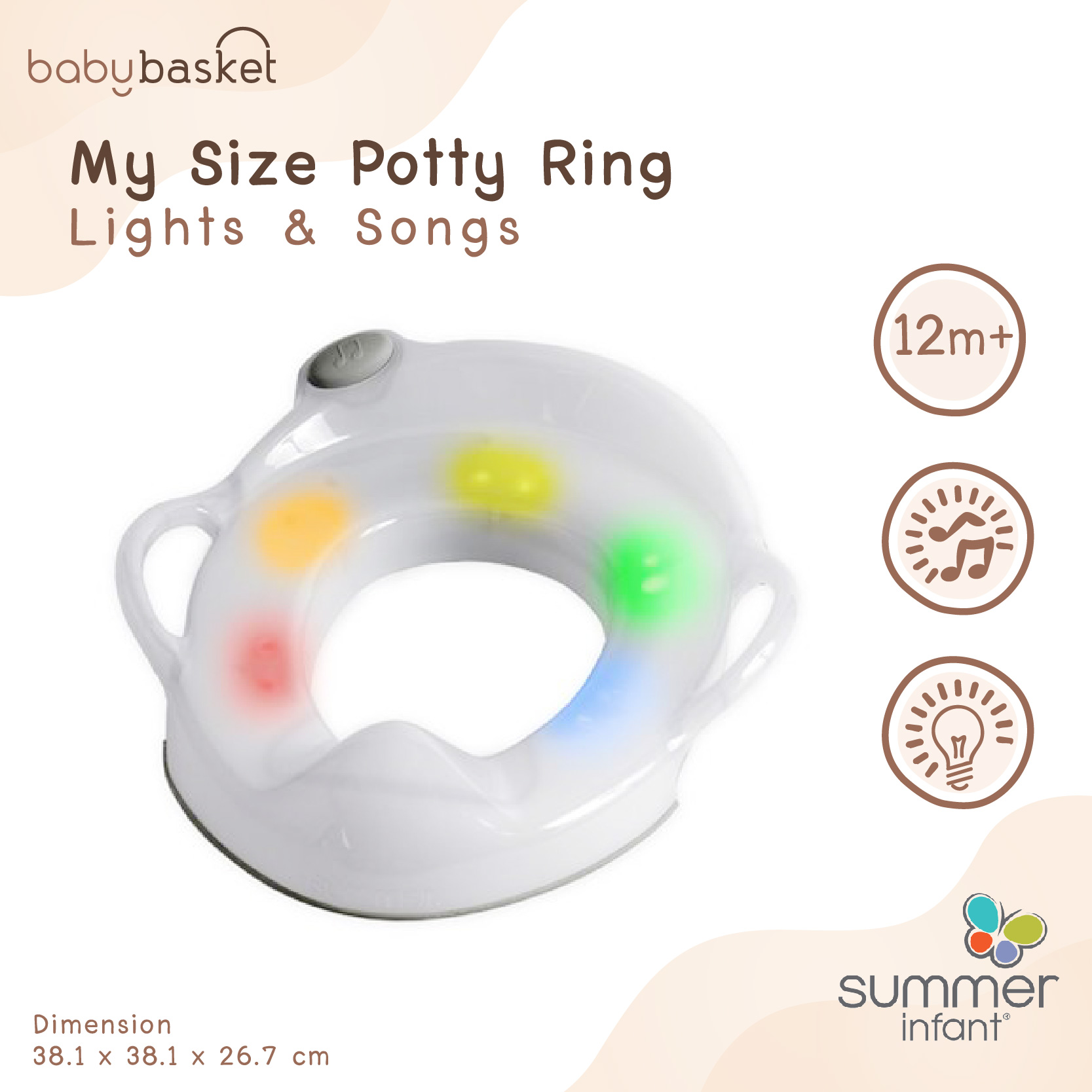 Summer My Size Potty Ring Lights & Songs ราคา 1,913 บาท*ส่งฟรี