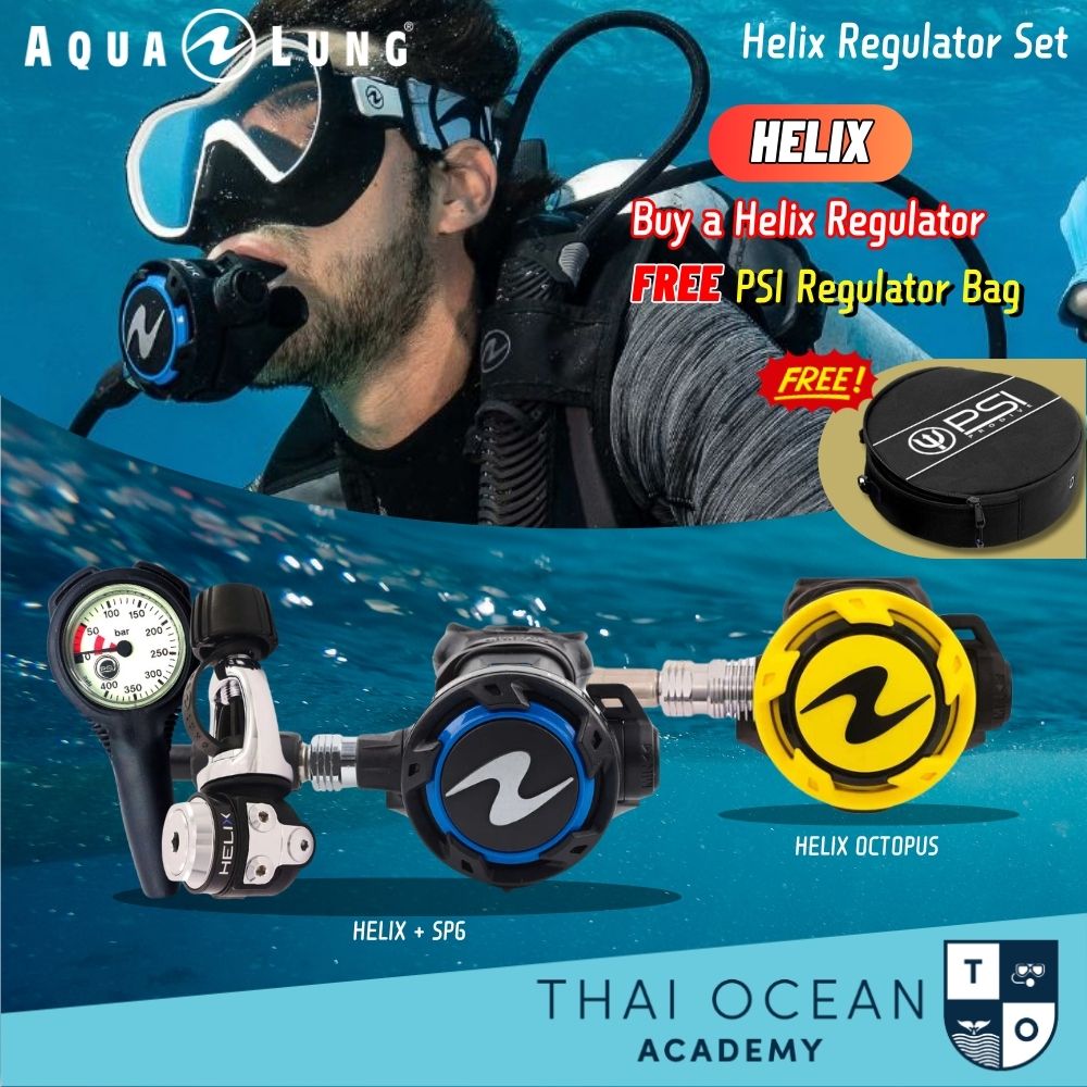 Aqualung Helix Regulator Set ราคา 27,870 บาท*ส่งฟรี