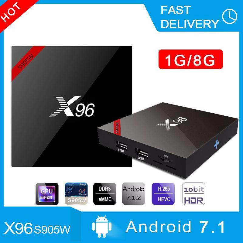 การใช้งาน  หนองคาย X96W Android Box แรม 1GB ddr3 / พื้นที่เก็บข้อมูล 8GB Android 7.1
