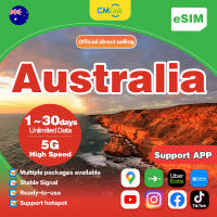 Australia Data eSlM Card 1~30 Days Unlimited Data 5G [✅ Hot Spot] [✅ eSIM]