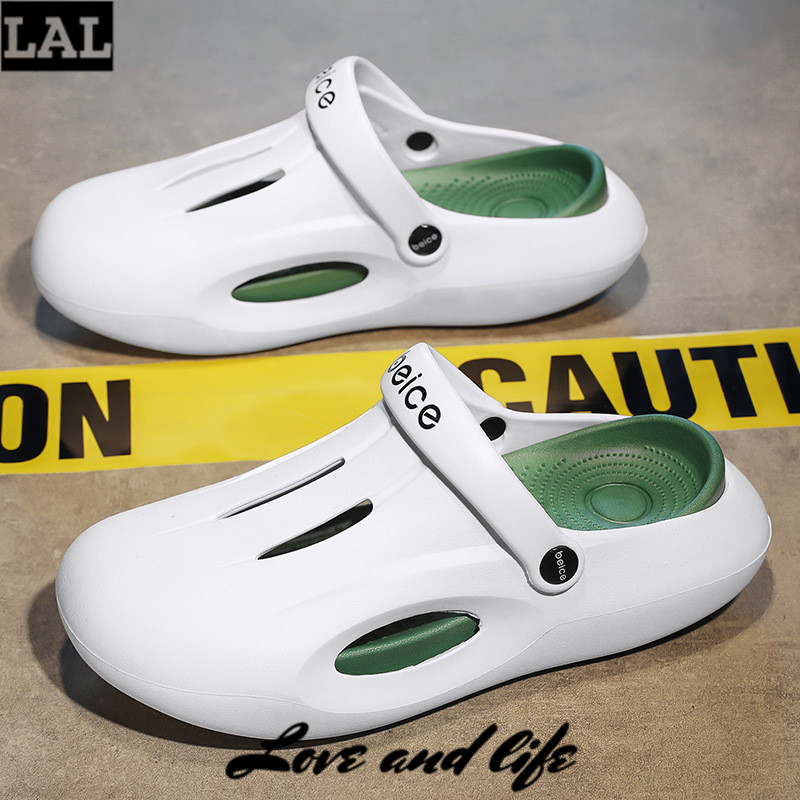 LAL men's slippers fashion slippers casual non-slip comfortable to wear men's sandals men's platform slippers ราคา 249 บาท*ส่งฟรี