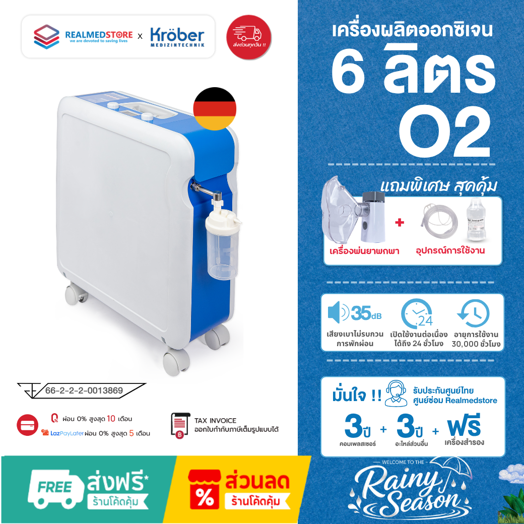 รีวิว Oxygen Concentrator Kroeber O2: ตัวช่วยหายใจที่บ้าน อุ่นใจทุกการใช้งาน