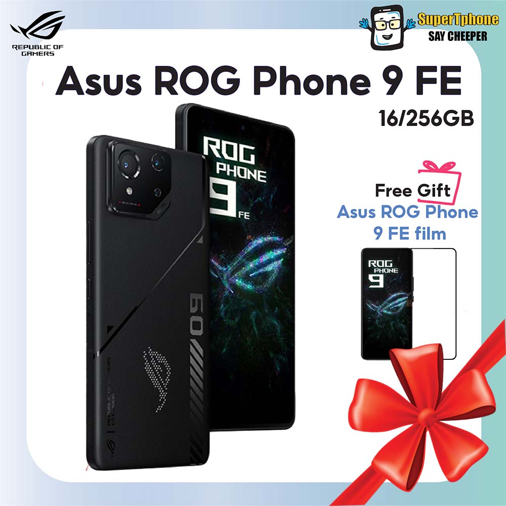 Asus ROG Phone 9 FE (16/256GB)เล่นเกมที่ไม่มีใครเทียบได้ด้วย ROG + เเถมฟรี Film ติดจอ ราคา 31,506 บาท*ส่งฟรี