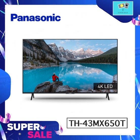 Panasonic TV 43 นิ้ว รุ่น TH-43MX650T , LED, 4K HDR UHD SMART TV ราคา 10,490 บาท*ส่งฟรี