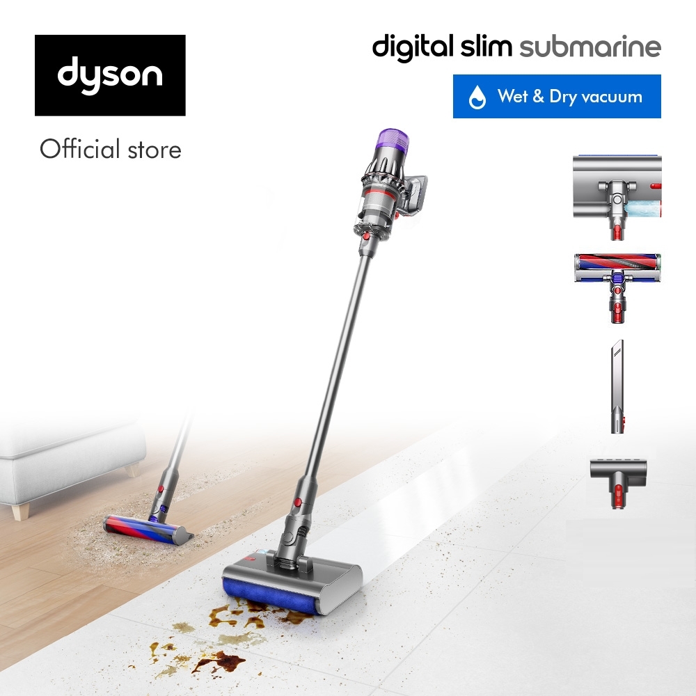 Dyson Digital Slim Submarine ™ wet and dry vacuum cleaner เครื่องดูดฝุ่นและถูพื้น ไดสัน ราคา 19,900 บาท*ส่งฟรี
