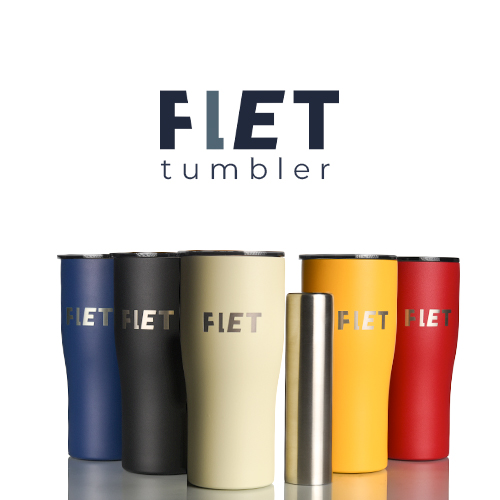 FLET tumbler | Ice cold drinks with no ice 24 oz ราคา 890 บาท*ส่งฟรี