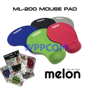 ภาพหน้าปกสินค้าMelon แผ่นรองเม้าส์ พร้อมเจลรองข้อมือ รุ่น ML-200 / ML-322 Mouse Pad with Gel Wrist ML322 ที่เกี่ยวข้อง