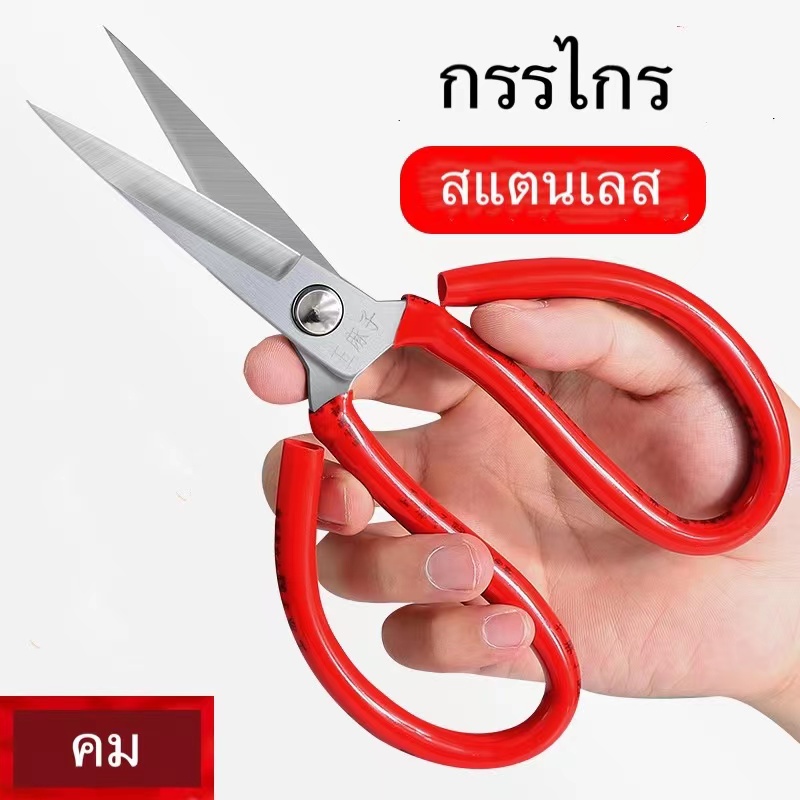 กรรไกร กรรไกรครัวเรือน กรรไกรสแตนเลส กรรไกรครัวเรือน กรรไกรเอนกประสงค์กรรไกรตัดกระดาษ, กรรไกรตัดผ้า