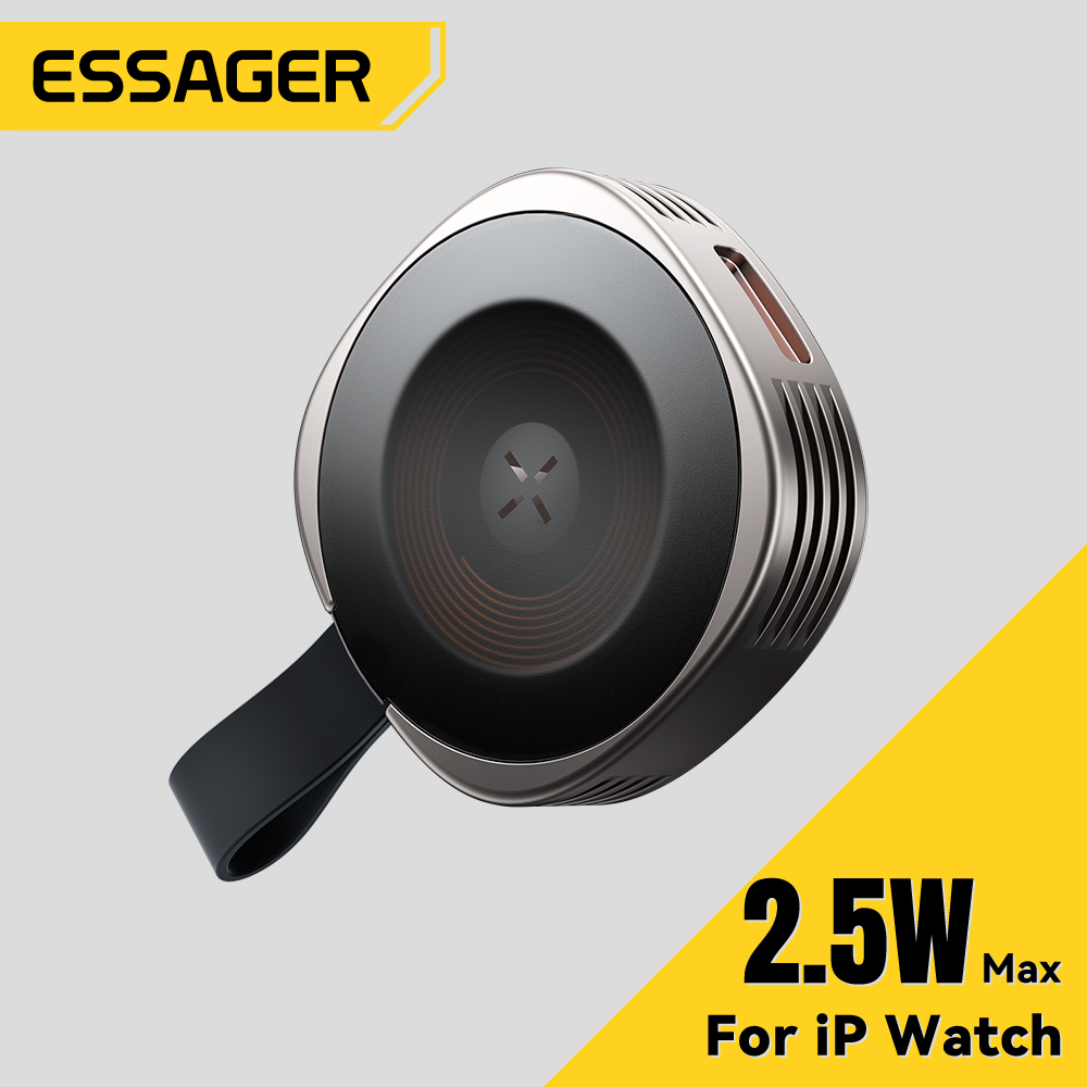 Essager แท่นชาร์จไร้สาย AP Watch 2.5W สำหรับ iOS S2-S9 SE Ultra ราคา 181 บาท*ส่งฟรี