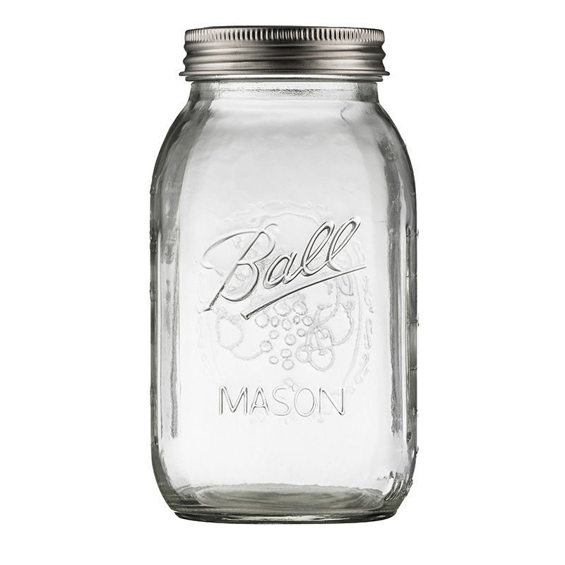 32 oz Ball Mason Jar Standard Mouth Pint Jar 32 oz - ขวดโหลแก้วบอลล์ ปากมาตรฐาน 32 ออนซ์ ขวดโหลแก้วถนอมอาหาร ราคา 115 บาท*ส่งฟรี
