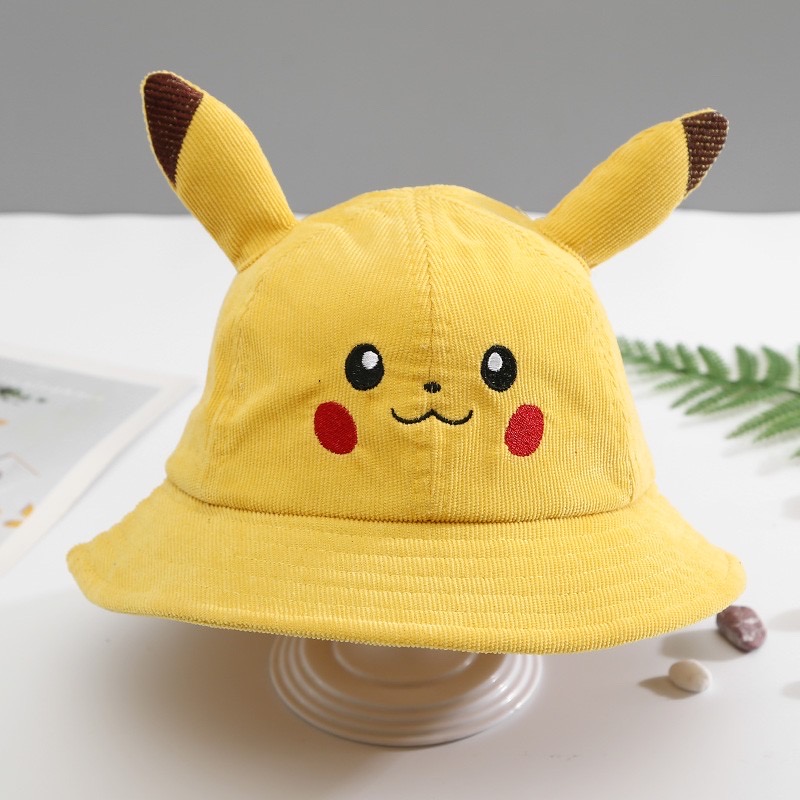 พร้อมส่งจาเมืองไทย Pikachu หมวก 2019 หมวกทารกการ์ตูนผ้าลูกฟูก  หมวกนุ่มน่ารักหม้อหมวกของเล่นหมวก