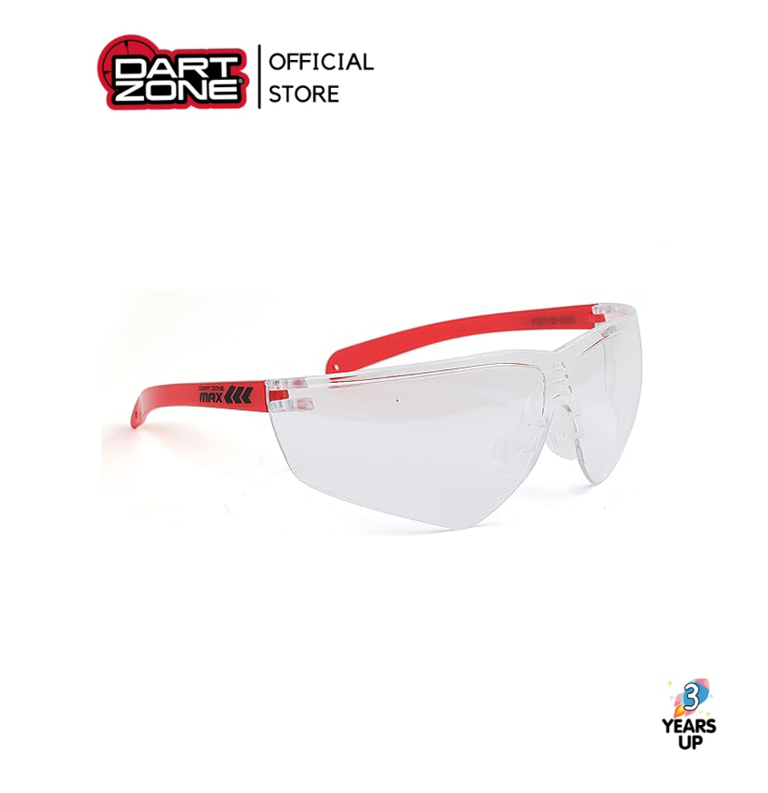 DART ZONE® MAX Protective Eyewear (Ready to Ship from Official Store in Thailand) eyeglasses Adventure Force waffle tip soft-bullet gun toy battle game ราคา 232 บาท*ส่งฟรี