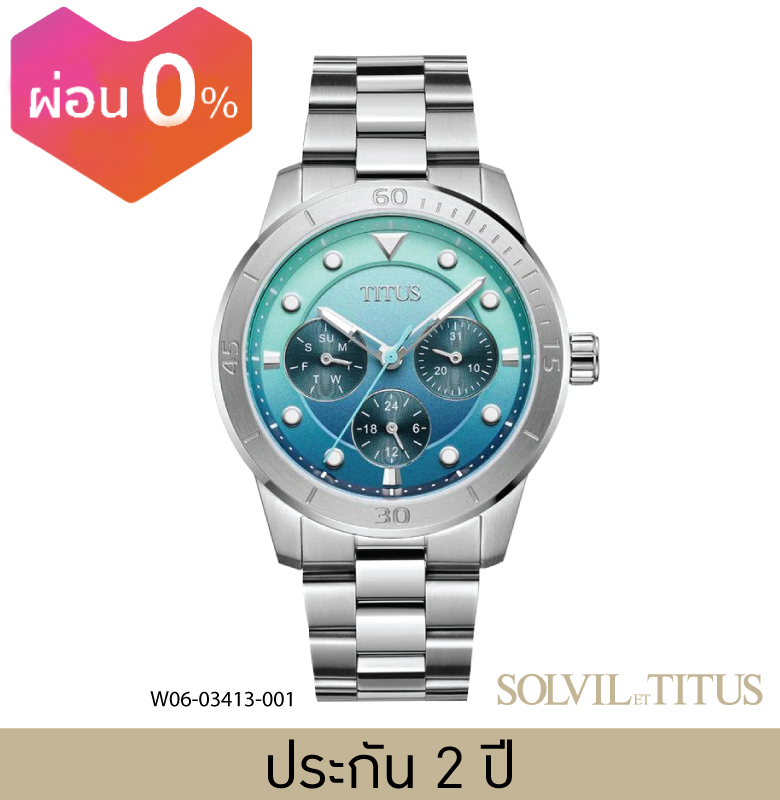 Solvil Et Titus (Solvil Et Titus) Women's Watch, Aspira, Multifunctional, Quartz System, Stainless Steel Strap, Case Size 36 Mm. (W06-03413) ราคา 9,614 บาท*ส่งฟรี