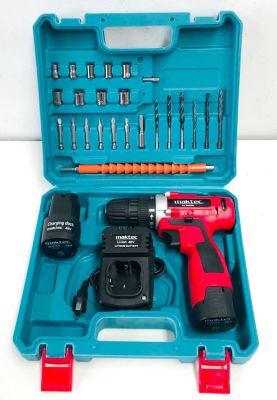 ดูภาพ ชุดสว่านแบต สว่านไร้สาย Maktec By Makita 48V พร้อมอุปกรณ์พื้นฐาน เครื่องมือช่างราคาพิเศษ สินค้าเกรด คุณภาพเยี่ยม เพิ่มเติม ชุดสว่านแบต สว่านไร้สาย Maktec By Makita 48V พร้อมอุปกรณ์พื้นฐาน เครื่องมือช่างราคาพิเศษ สินค้าเกรด คุณภาพเยี่ยม