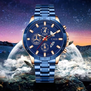 ภาพหน้าปกสินค้า2023 นาฬิกาข้อมือผู้ชาย นาฬิกาหรู นาฬิกาข้อมือผู้ชายกันน้ํา นาฬิกาสแตนเลส นาฬิกา ปฏิทิน นาฬิกาแฟชั่น นาฬิกาธุรกิจ นาฬิกาข้อมือเข็ม watch ซึ่งคุณอาจชอบสินค้านี้