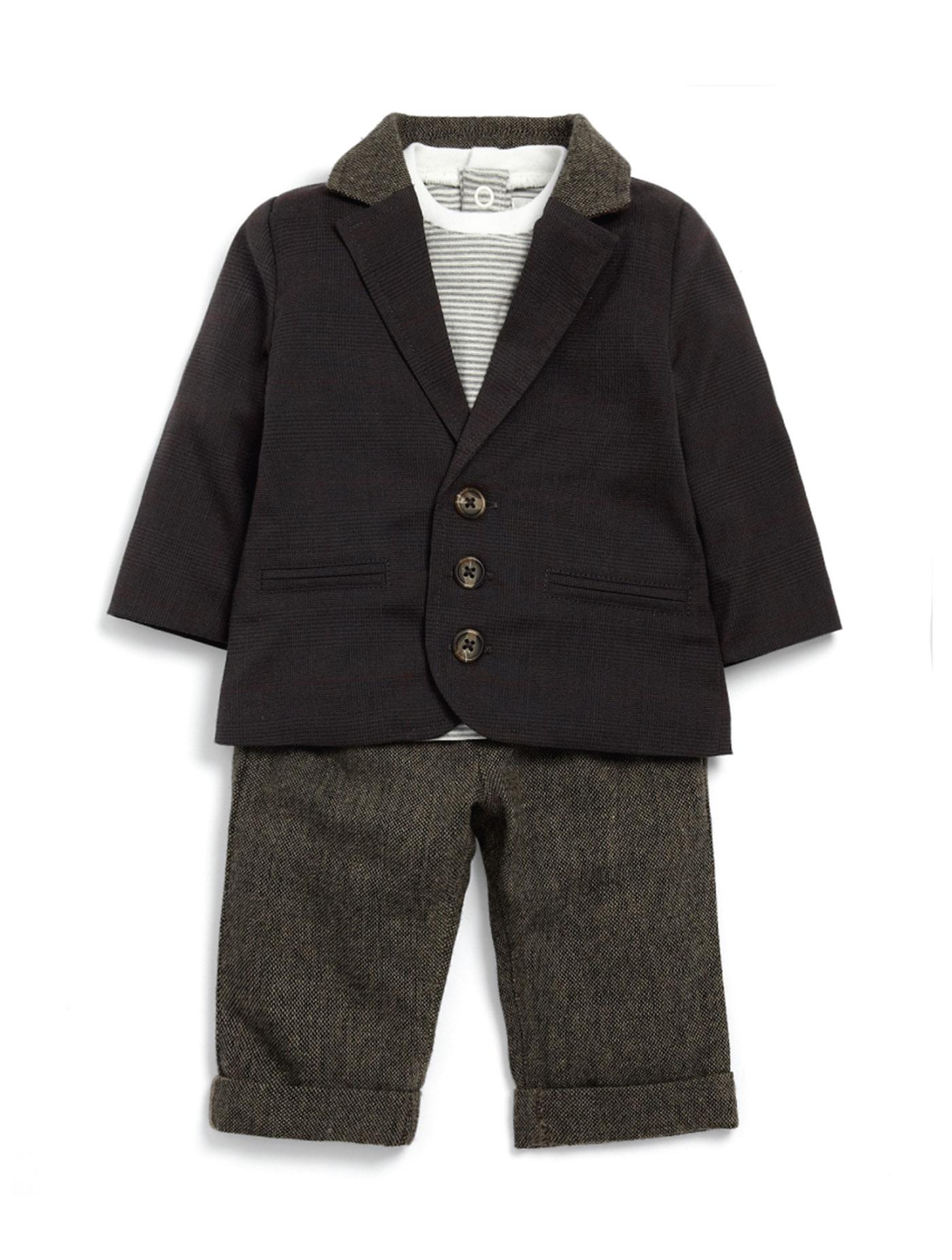 MAMAS & PAPAS ชุดสูทเด็กผู้ชาย 3 ชิ้น รุ่น B4-M01-S685AG6 ไซส์ 6-9 เดือน คละสี