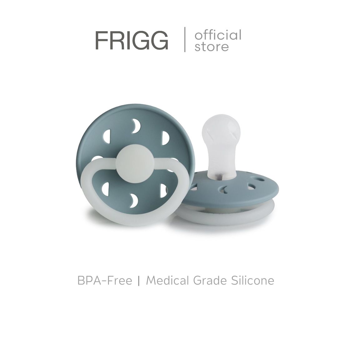 FRIGG Moon Phase Night Silicone จุกหลอกยางซิลิโคน รุ่นมูนเฟสไนซ์ (ห่วงเรืองแสง) ราคา 380 บาท*ส่งฟรี