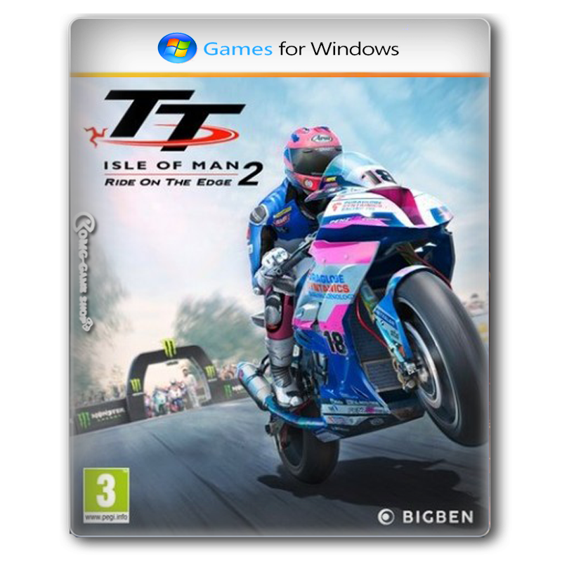 แผ่นเกม PC Game -  TT Isle of Man Ride on the Edge 2  - เกมคอมพิวเตอร์