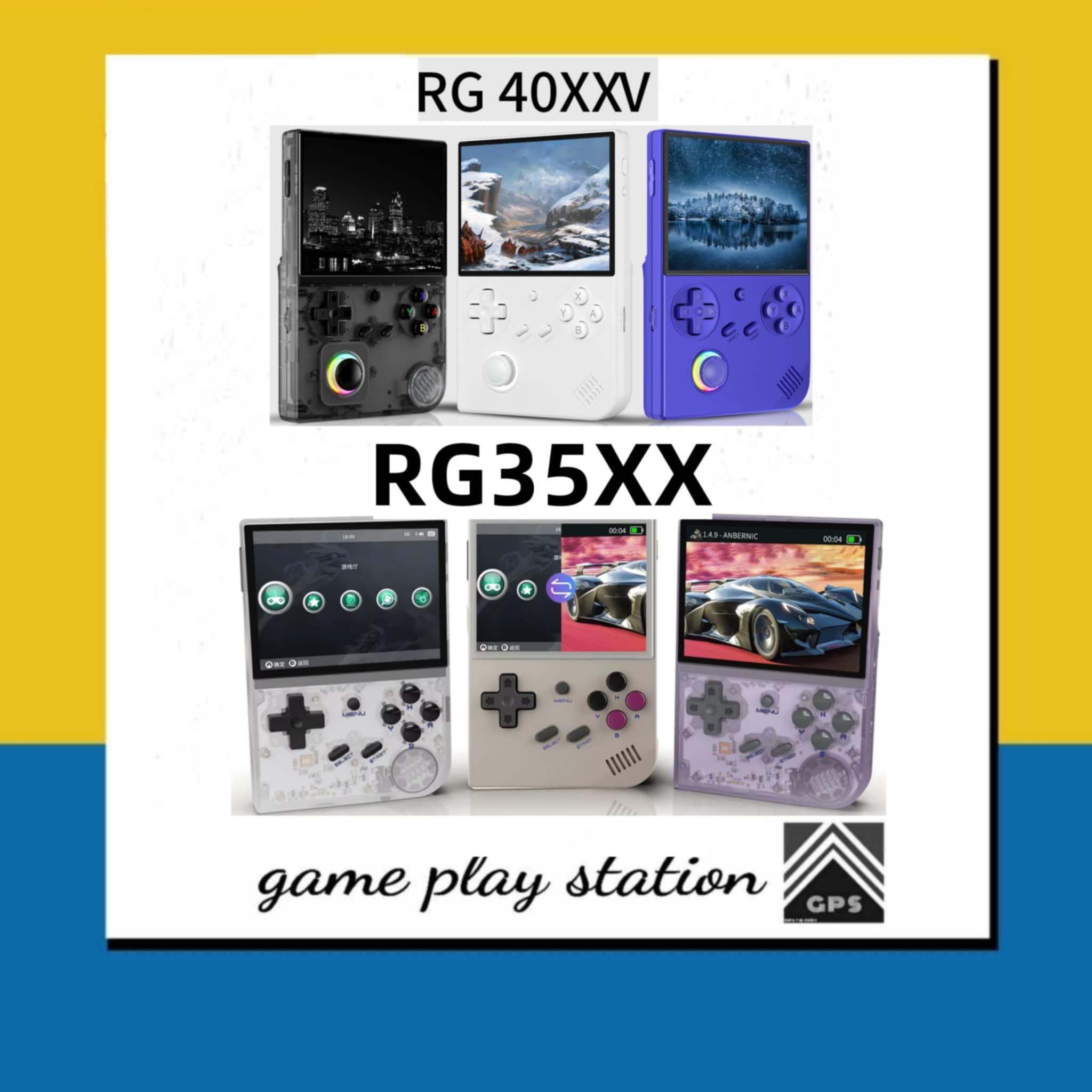 เครื่อง anbernic RG35XX pro / RG40XXV + mem 64 gb พร้อมเกม ราคา 2,490 บาท*ส่งฟรี