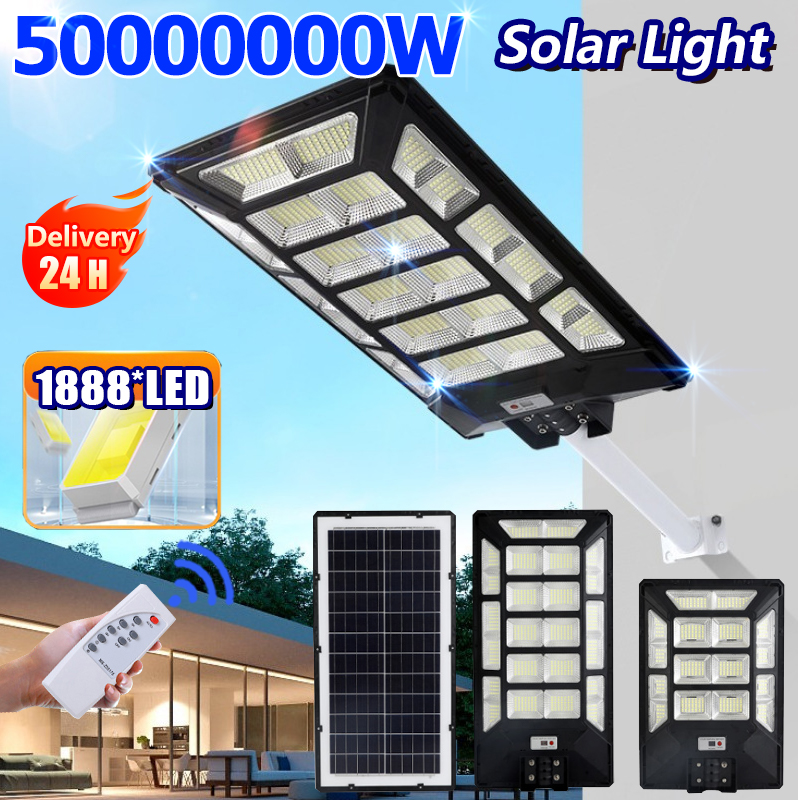 XL Mall 5000000W Solar Cell Light with Solar Panel and Remote Control for Outdoor Use ราคา 1,469 บาท*ส่งฟรี