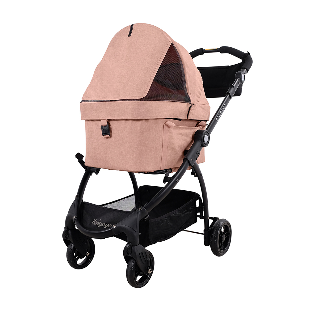 Ibiyaya รถเข็นสุนัข แบบ4ล้อ FS2191 New Cleo Travel System Pet Stroller รับน้ำหนักได้ 20 Kg. ราคา 13,095 บาท*ส่งฟรี