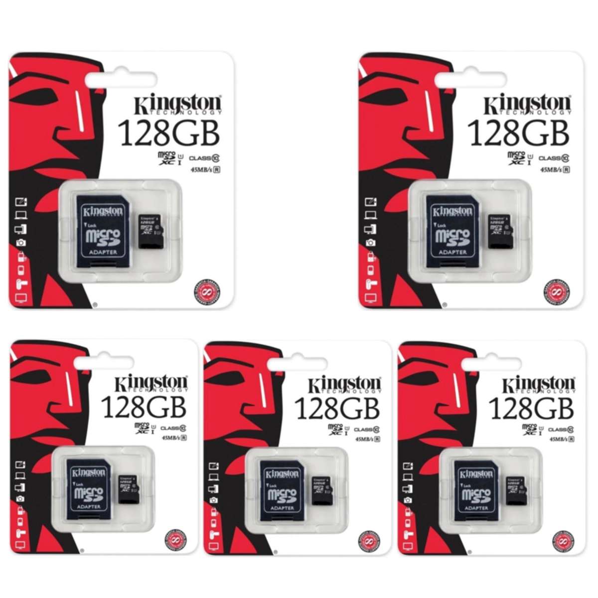 รูปภาพของ Kingston Memory Card Micro SD SDHC 128 GB Class 10 คิงส์ตัน เมมโมรี่การ์ด 128 GB Kingston