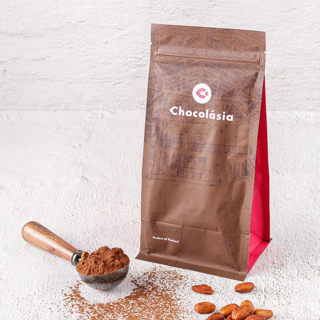 ผงโกโก้ Single Origin Chiang Rai (เชียงราย) ไทย Cacao Powder Single Origin Thailand ขนาดถุงบรรจุ 200g. ราคา 260 บาท*ส่งฟรี