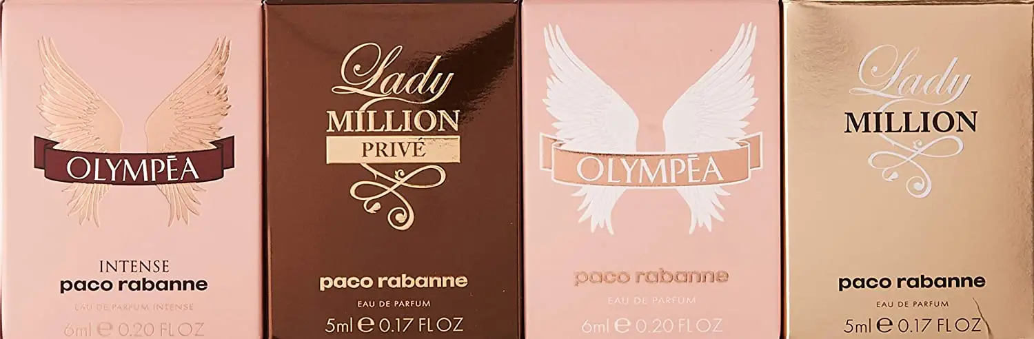 paco rabanne ladies 4 piece miniature set