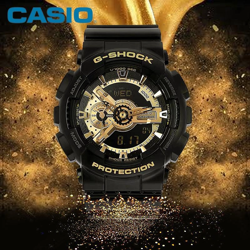 ภาพหน้าปกสินค้าCa sio G-S hock นาฬิกาอิเล็กทรอนิกส์ กันน้ำ 3 เมตรดูกีฬา