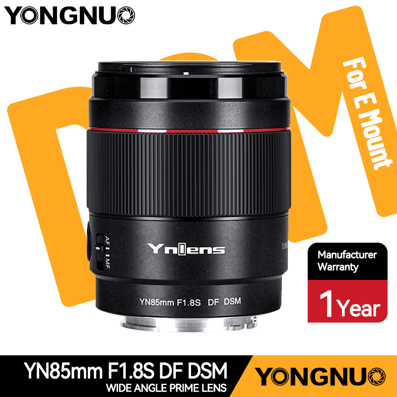 YONGNUO YN85mm F1.8S DF DSM Telephoto Prime Lens for Sony E Mount Mirrorless Cameras ราคา 10,950 บาท*ส่งฟรี