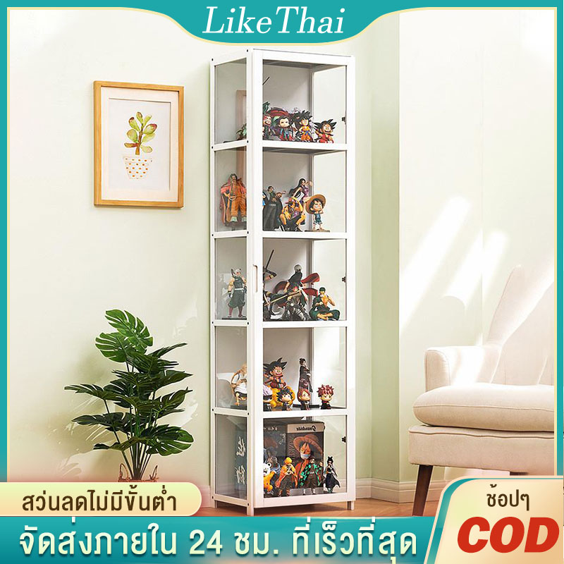 LikeThai (รองรับCOD) ตู้โชว์ ตู้โชว์เล็ก ชั้นวาง ตู้กระจก ตู้โชว์กระจก ตู้โชว์กระจกใส ตู้โชว์อะคริลิค ตู้โชว์วางของ ตู้หนังสือ ตู้โชว์อะคริลิคใส มีหลายข้อกำหนดและสีให้เลือก ราคา 2,199 บาท*ส่งฟรี