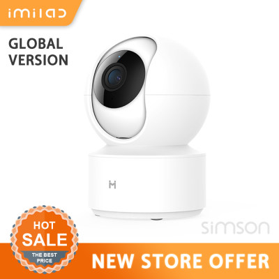 Xiaomi Imilab กล้อง IP ระบบรักษาความปลอดภัยด้วยกล้องวงจรปิด กล้องหน้าแรก Wifi HD1080P การรับประกันระหว่างประเทศ