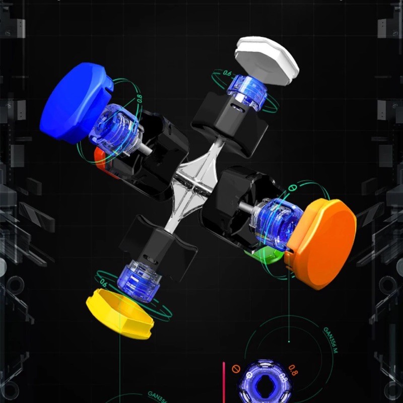 ลองดูภาพสินค้า 【ส่งเร็ว สต๊อกไทย】รูบิค 3x3 แม่เหล็ก GAN356 M รูบิก รูบิค3×3ของแท้ GAN 356M Rubik Magnetic speed ของเล่นฝึกสมอง ของแท้ใหม่💯 ของขวัญปีใหม่