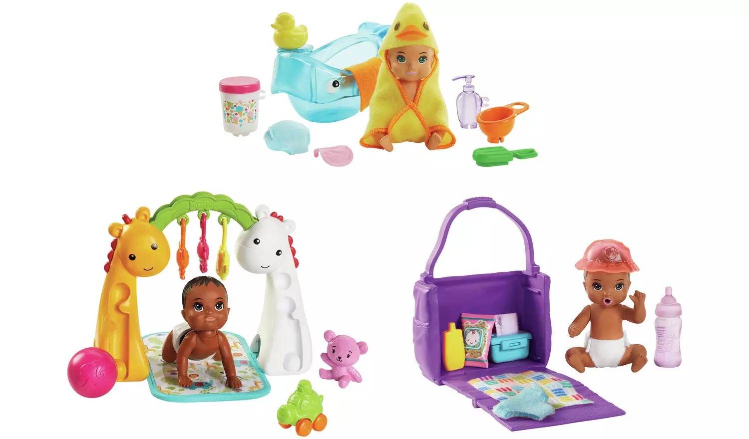 Barbie Babysitter Skipper Babies Assortment อุปกรณ์เสริมเบบี้