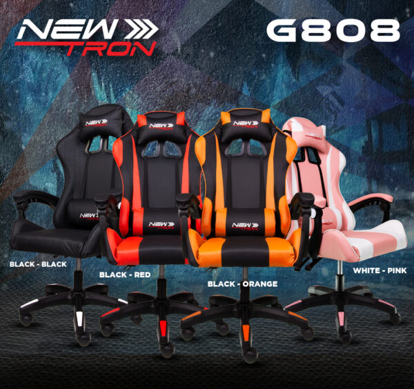 เก้าอี้เกมมิ่ง Neolution Gaming Chair รุ่น NEW-G808 TRON ราคา 1,890 บาท*ส่งฟรี