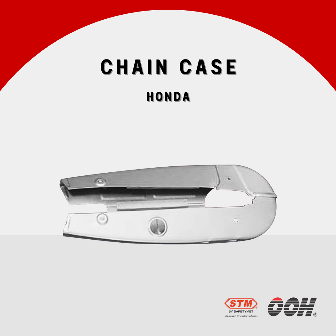 HONDA Chain Case Ass'y for Motorcycles - Durable Chain Guard Cover for C50Z2/C70Z2/C50C/C50, C70/C70K2/C700/C70C/C90C, Dream New/Astra Grand/Wave/Wavetio - Gray/Red ราคา 420 บาท*ส่งฟรี